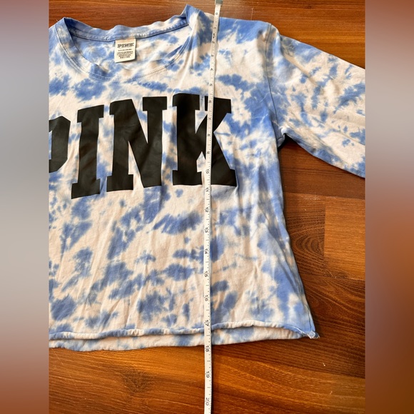 PINK long sleeve top. size small - Picture 2 of 5